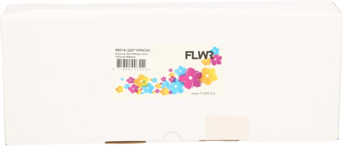 FLWR - Labelprinterrol / 99014 (S0722430) / 54mm x 101mm - Geschikt voor Dymo