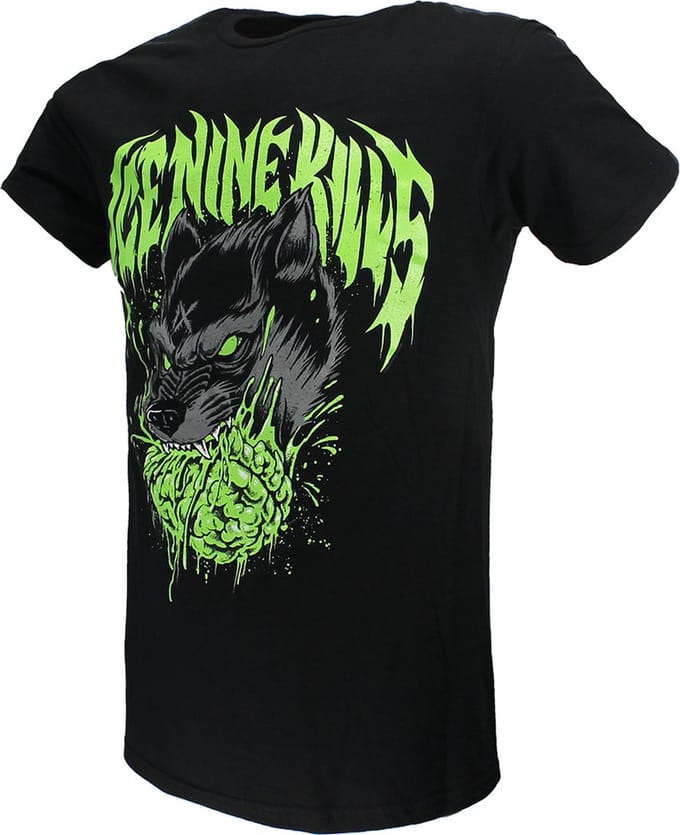Ice Nine Kills Wolf T-Shirt - Officiële Merchandise - L