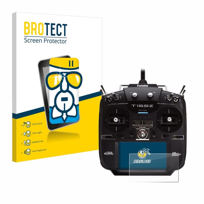 Screenprotector voor Robbe Futaba T16SZ Beschermglas transparant