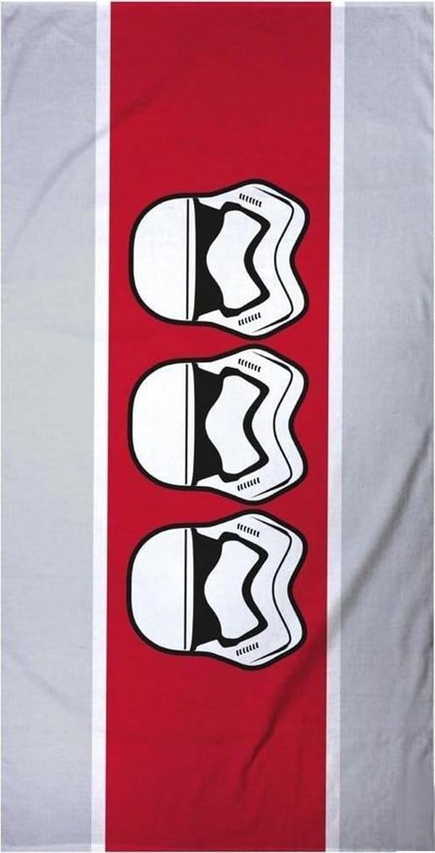 Star Wars Helmets Strandlaken - 70x140 cm - Red/Grey