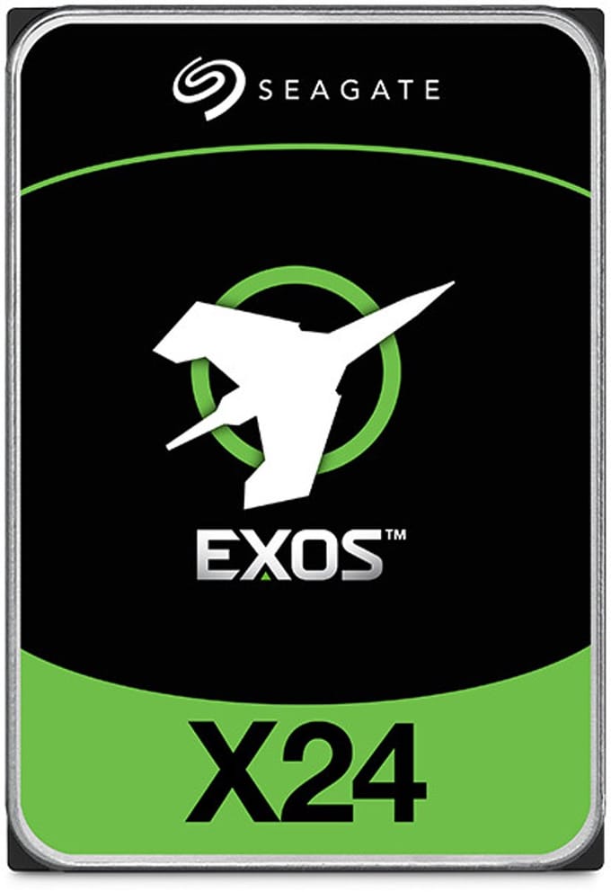 Seagate Exos X24 interne harde schijf 24 TB 7200 RPM 512 MB 3.5" SATA