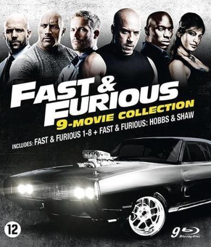 Fast & Furious 1 - 8 - Hobbs & Shaw (Blu-ray)