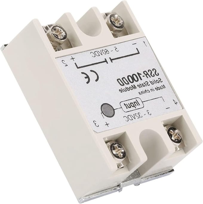 Solid State Relay Module 100A, DC Besturing 3-32V, Normaal Gesloten, Geschikt voor 12V Trigger - Betrouwbaar en Hoge Prestaties