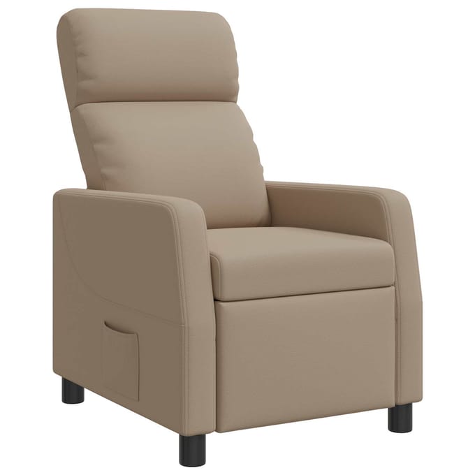 vidaXL - Recliner - Cappuccino - Kunstleer