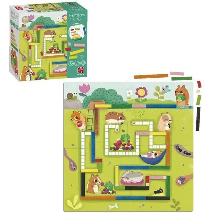 Jumbo Hamsters 1 tot 10 Bord- & kaartspellen Bordspellen