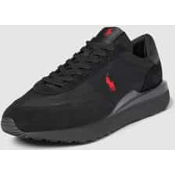 Sneaker van leer-mix model 'TRAIN 89'