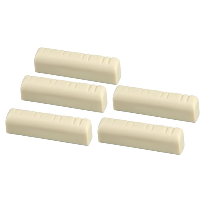 5 Stuks Mandoline Brug Kam 8 Snarig Plastic 3.5cm Universeel Instrument Accessoire voor Vervanging beige
