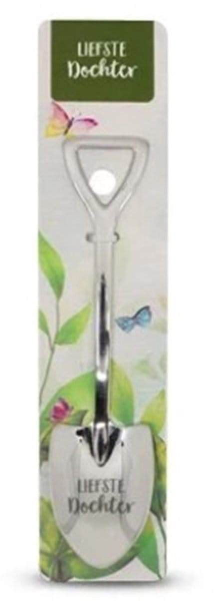 Theelepel | Tuinschepje | Thema: Dochter | Lengte: 13,3cm