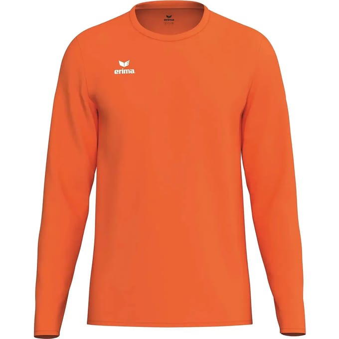 Erima Intro Voetbalshirt Lange Mouw Kinderen - Oranje | Maat: 116