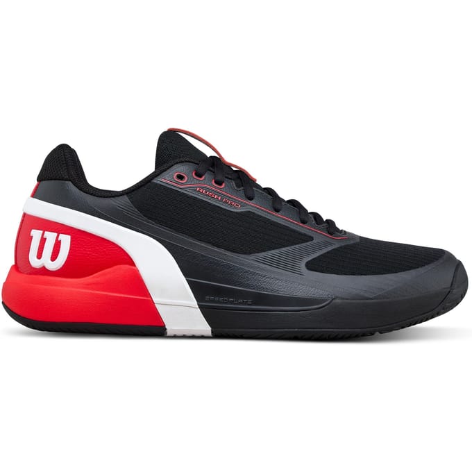 Wilson Rush Pro 5 Allcourt schoen Heren-zwart, neonrood