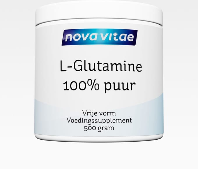 Nova Vitae - L-Glutamine - 100% Puur - 500 gram poeder