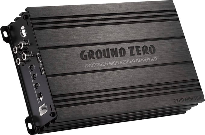 Ground Zero GZHA MINI TWO - Autoversterker - 550 Watt - Auto Versterker 2 Kanaals
