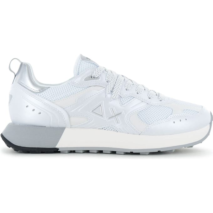 SUN68 Jaki 2.0 Maille Argentée - Baskets Homme Chaussures Blanc Z36119-01 ORIGINAL EU 46 blanc