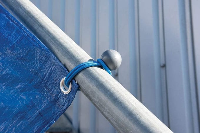 Afdekzeil - Beschermzeil dekzeil - Universele bescherming - Waterdicht scheurvast - 4 x 6 meter - Blauw