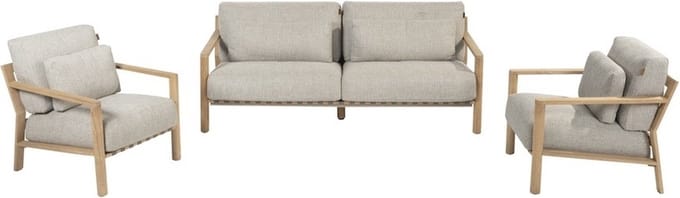 4 Seasons Outdoor Sofaset Lucas 3-delig Teak