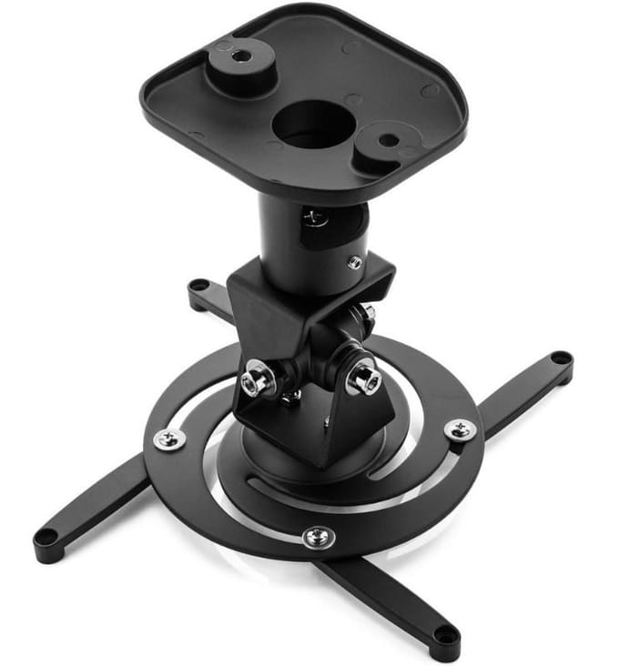Support de projecteur de plafond 22cm 10kg noir