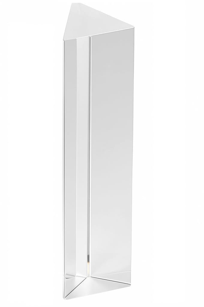 15cm Optisch Glas Kristal Drievoudig Driehoekig Prisma Fysica Onderwijs Lichtspectrum