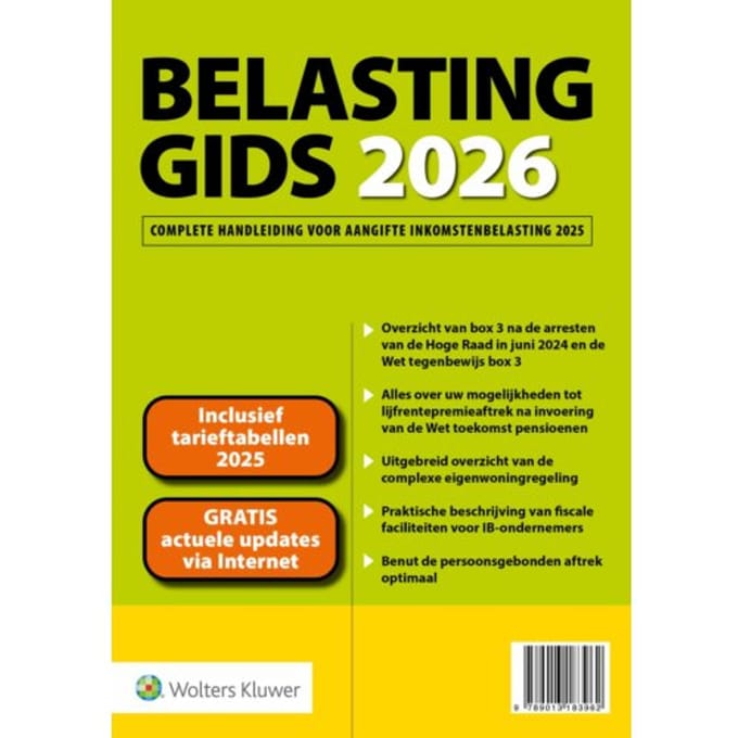 Belastinggids 2026