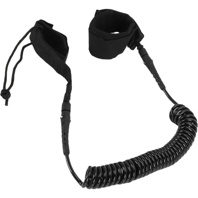Laisse de cheville pour planche de surf TPU Nylon 9.8FT Enroulée Leash pour Stand Up Paddle Board Corde de jambe pour Shortboard Longboard