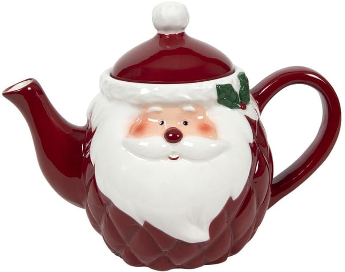 Svenska Living theepot kerstman speelgoed - kerstcadeau decoratie.