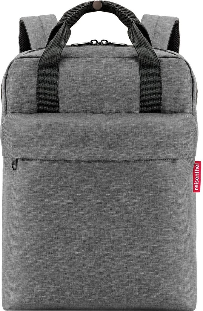 Reisenthel Allday Backpack M ISO Koeltas - Rugzak - 15L - Twist Silver Grijs