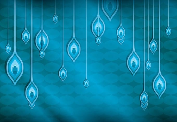 Fotobehang Abstract Art | PANORAMIC - 250cm x 104cm | 130g/m2 Vlies