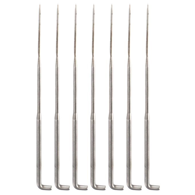 7 Stuks Naalden Wolvilt Zakvilten Gereedschap Vervangnaald voor PatchWork Borduren white