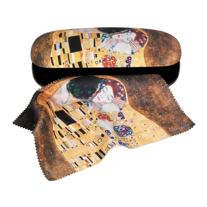 Fridolin hardcase brillenkoker met doekje - Klimt the Kiss