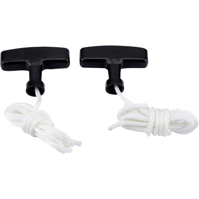 2 stuks terugslagstarthendels voor grasmaaiers met 1,5 m snoer, accessoires voor grasmaaiers