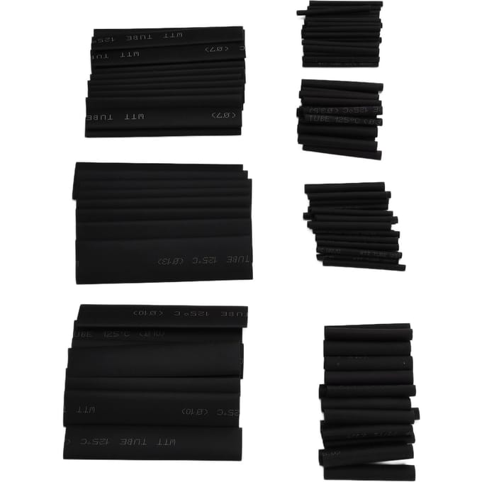 127 stuks krimpkous 2:1 Elektrische Isolatie Krimpkous Assortiment Combinatieset