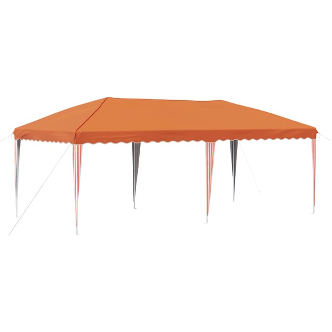 vidaXL - Pop-up - Feesttent - 575 - x - 290 - x - 245 - cm - Oranje