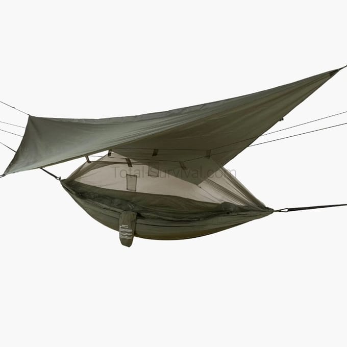 Highlander Crusader hangmat met tarp en muskietennet