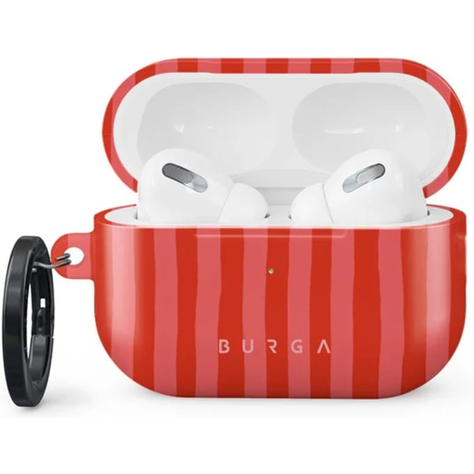 Burga Hardcase voor de Apple AirPods Pro 2 - Pomegranate
