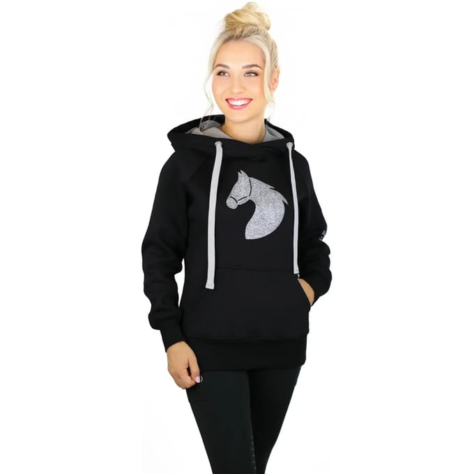 Dames Hoodie Horsenjoy Born To Ride