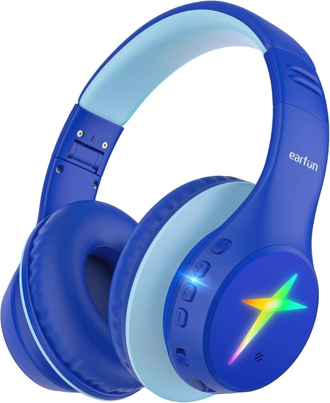 Bluetooth hoofdtelefoon voor kinderen met LED-verlichting