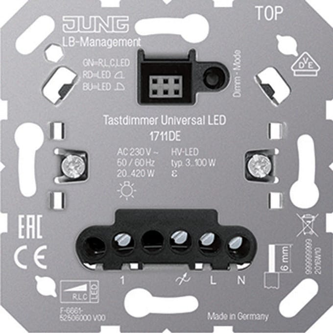 Jung Dimmer - 1711DE - E2WCJ