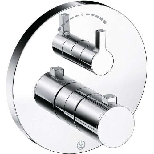 Kludi NOVA FONTE Puristic concealed thermostatic mixer with function unit 208300515