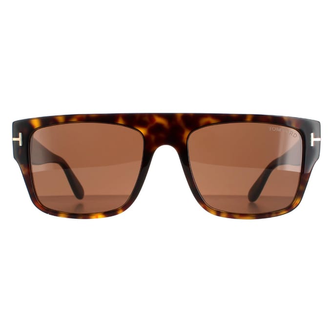 Tom Ford zonnebril Dunning FT0907 52e Shiny Havana Brown