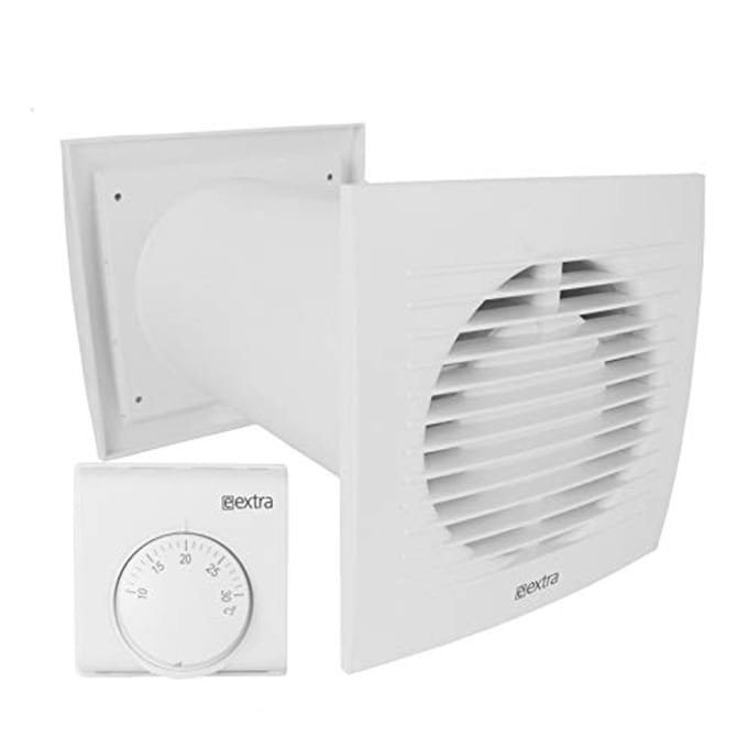 Muurventilator voor effectieve warmteverdeling in woning - Ø 100 mm