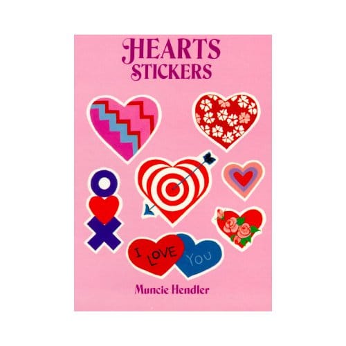 Hearts Stickers - Hendler, Muncie