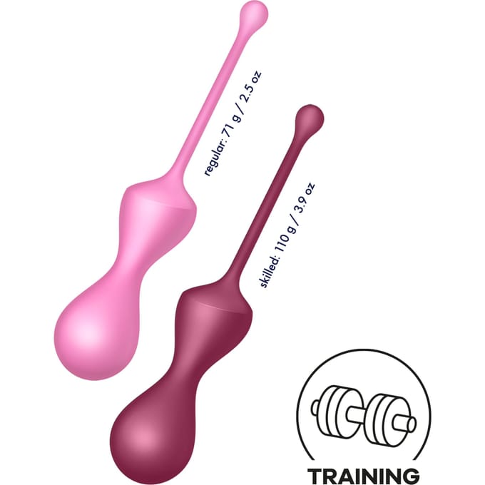 Satisfyer ‘Kegel Trainers’, 71 g + 110 g, 2 Stuks