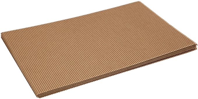 Ribbelkarton, vel 25x35 cm, 120 gr, 10 vel/ 1 doos