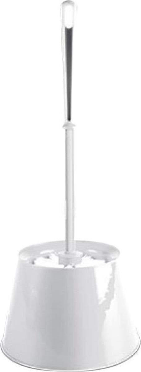 Hega Hogar Wc Borstel Met Houder Wit D15-37cm