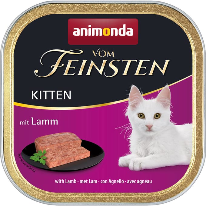12x100g Kitten met Lam animonda Vom Feinsten Kattenvoer
