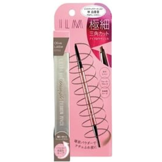 ILM - Ultra Fine Triangle Eyebrow Pencil EP04 Olive Latte
