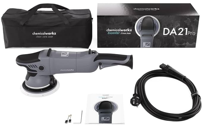 ChemicalWorkz® - DA21 Pro Excentrische Polijstmachine - 150mm - 1000Watt + Draagtas