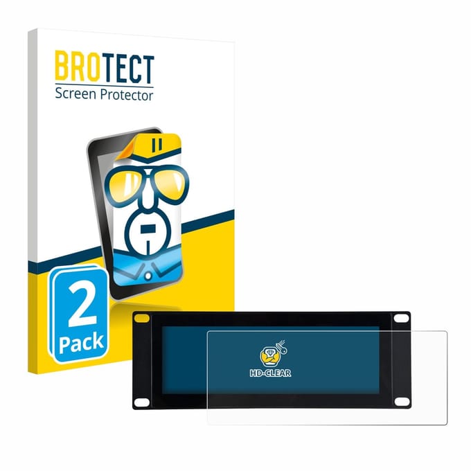 BROTECT - Screenprotector voor GeeekPi DP-0059 7.84" - Folie Beschermfolie transparant 2 Stuks