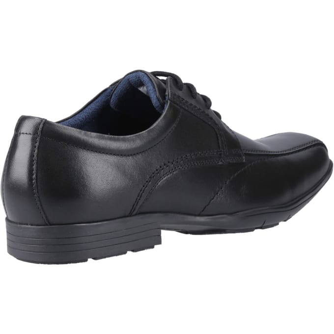 Pod Angus Leren Herenschoenen Met Zwarte Veters.