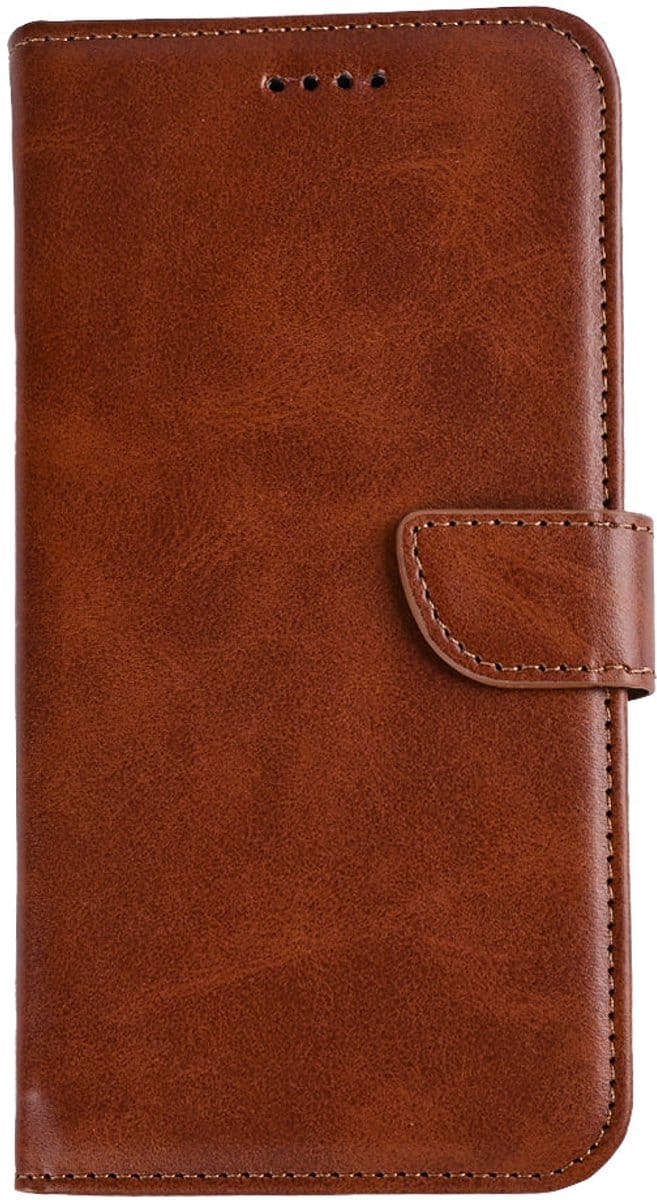 Rixus Bookcase For Samsung Galaxy S25 Edge Brown
