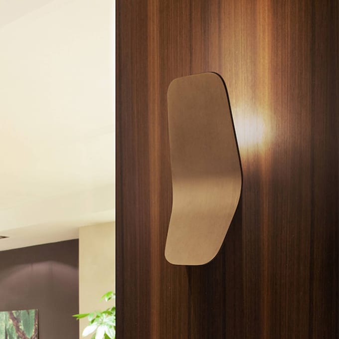 Casablanca Ashiya LED wandlamp, brons
